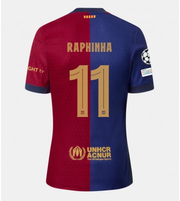 Barcelona Raphinha Belloli #11 Hemmatröja 2024-25 Kortärmad